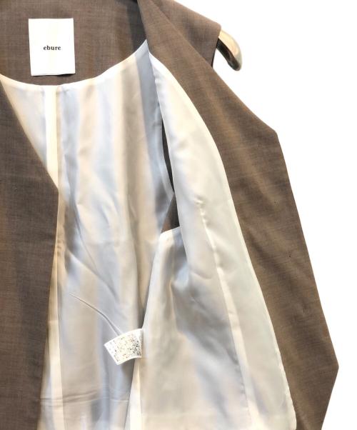 ebure（エブール）EBURE (エブール) ジレ ベージュ サイズ:36の古着・服飾アイテム