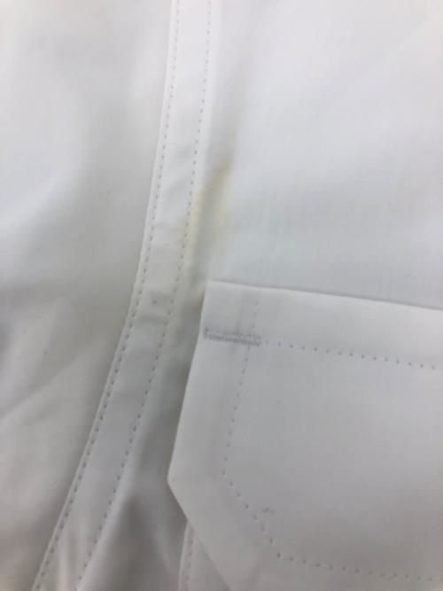 sacai（サカイ）sacai (サカイ) 半袖ワンピース ホワイト×ブラック サイズ:1の古着・服飾アイテム