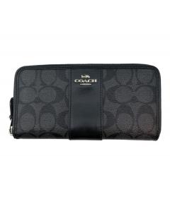 中古・古着通販】COACH (コーチ) 長財布 ブラック｜ブランド・古着通販