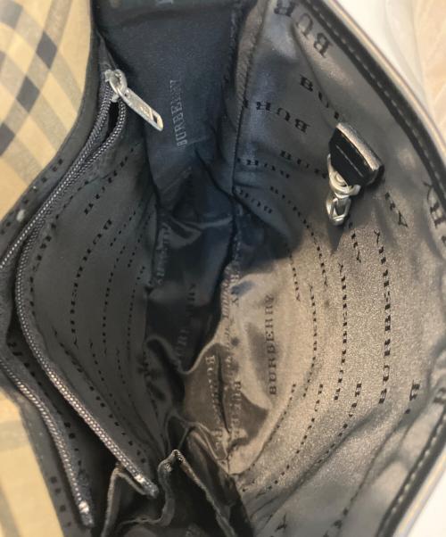 BURBERRY（バーバリー）BURBERRY (バーバリー) ショルダーバッグ グレーの古着・服飾アイテム