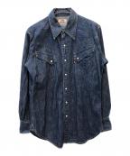 LEVI'Sリーバイス）の古着「ウエスタンデニムシャツ 90S 香港製」｜ブルー