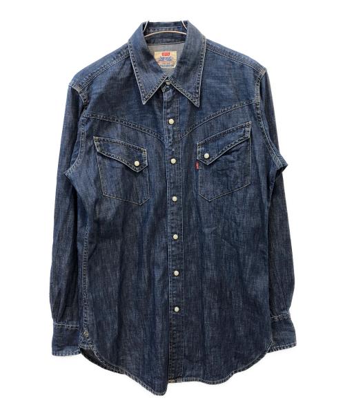 LEVI'S（リーバイス）LEVI'S (リーバイス) ウエスタンデニムシャツ 90S 香港製 ブルー サイズ:Mの古着・服飾アイテム