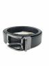 EMPORIO ARMANI（エンポリオ アルマーニ）の古着「レザーベルト」｜ブラック