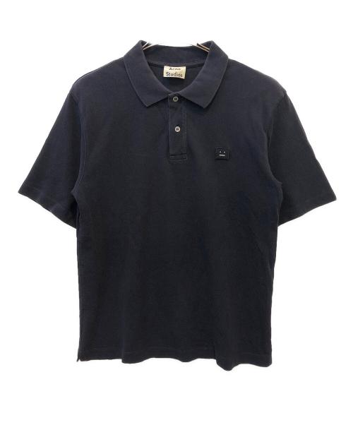 Acne studios（アクネ ストゥディオズ）Acne studios (アクネ ストゥディオズ) 半袖ポロシャツ ネイビー サイズ:Sの古着・服飾アイテム
