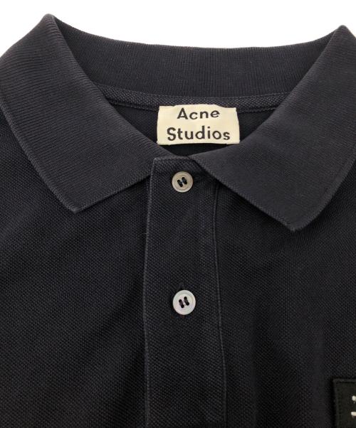 Acne studios（アクネ ストゥディオズ）Acne studios (アクネ ストゥディオズ) 半袖ポロシャツ ネイビー サイズ:Sの古着・服飾アイテム