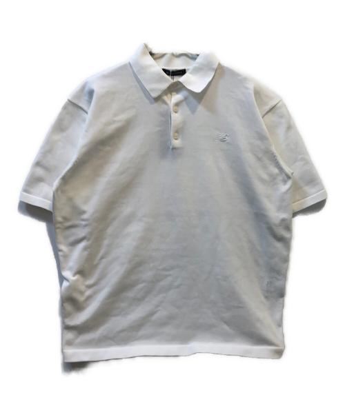 NEW BALANCE（ニューバランス）NEW BALANCE (ニューバランス) ポロシャツ ホワイト サイズ:S 未使用品の古着・服飾アイテム
