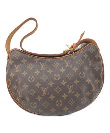 LOUIS VUITTON（ルイ ヴィトン）の古着「ショルダーバッグ　クロワッサンMM」｜ブラウン