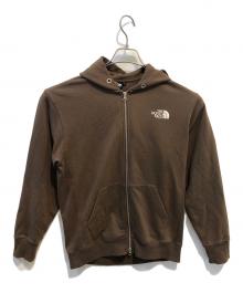 THE NORTH FACE（ザ ノース フェイス）の古着「スクエアロゴフルジップ」｜ブラウン