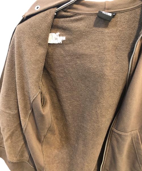 THE NORTH FACE（ザ ノース フェイス）THE NORTH FACE (ザ ノース フェイス) スクエアロゴフルジップ ブラウン サイズ:Sの古着・服飾アイテム