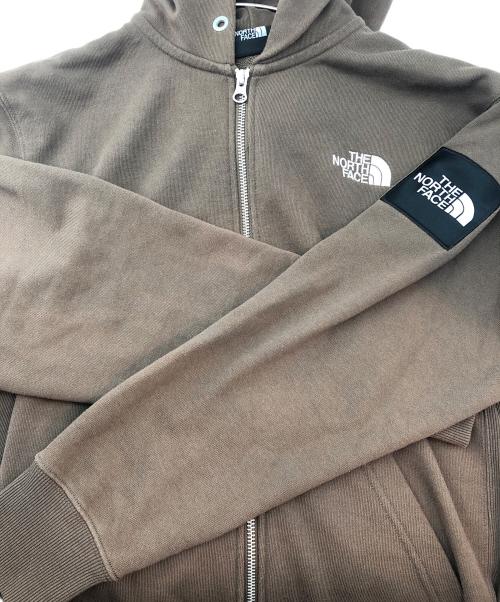 THE NORTH FACE（ザ ノース フェイス）THE NORTH FACE (ザ ノース フェイス) スクエアロゴフルジップ ブラウン サイズ:Sの古着・服飾アイテム