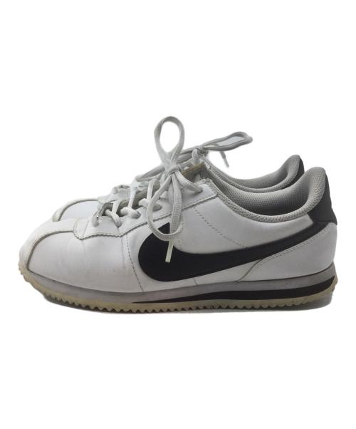 NIKE（ナイキ）NIKE (ナイキ) CORTEZ BASIC ホワイト×ブラック サイズ:24.5㎝の古着・服飾アイテム