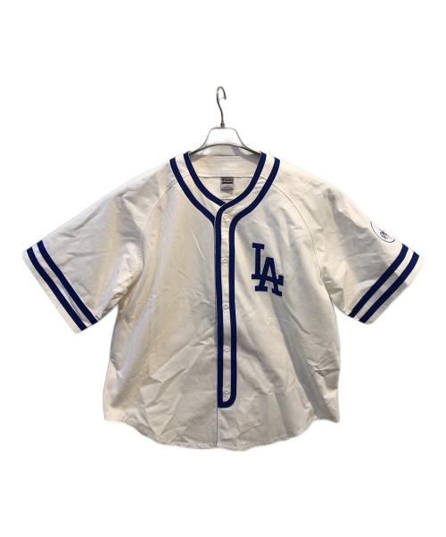 Fanatics（ファナティクス）FANATICS (ファナティクス) 半袖シャツ ホワイト×ブルー サイズ:X-LARGEの古着・服飾アイテム