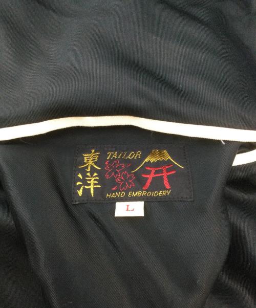 東洋エンタープライズ（トウヨウエンタープライズ）東洋エンタープライズ (トウヨウエンタープライズ) スカジャン ブラック×レッド サイズ:Lの古着・服飾アイテム