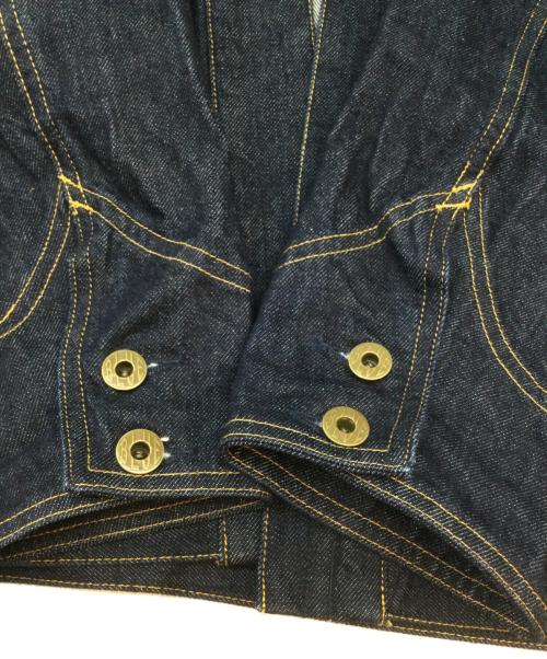 JAPAN BLUE JEANS（ジャパンブルージーンズ）JAPAN BLUE JEANS (ジャパンブルージーンズ) デニムジャケット ネイビー サイズ:Lの古着・服飾アイテム