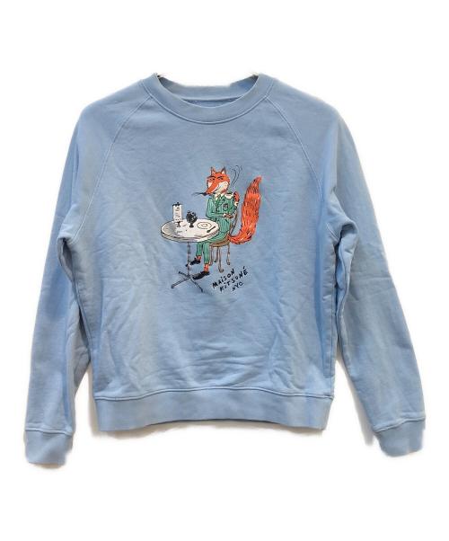 maison kitsune（メゾンキツネ）MAISON KITSUNE (メゾンキツネ) スウェット ブルー サイズ:不明の古着・服飾アイテム
