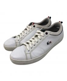 LACOSTE（ラコステ）の古着「ローカットスニーカー」｜ホワイト
