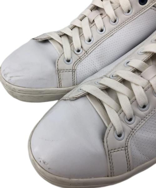 LACOSTE（ラコステ）LACOSTE (ラコステ) ローカットスニーカー ホワイト サイズ:UK10.5の古着・服飾アイテム