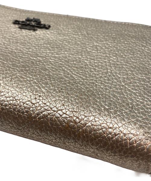 COACH（コーチ）COACH (コーチ) 長財布 ゴールドの古着・服飾アイテム