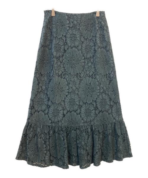 Loulou Willoughby（ルルウィルビー）Loulou Willoughby (ルルウィルビー) レーススカート ブラック サイズ:Ｌの古着・服飾アイテム