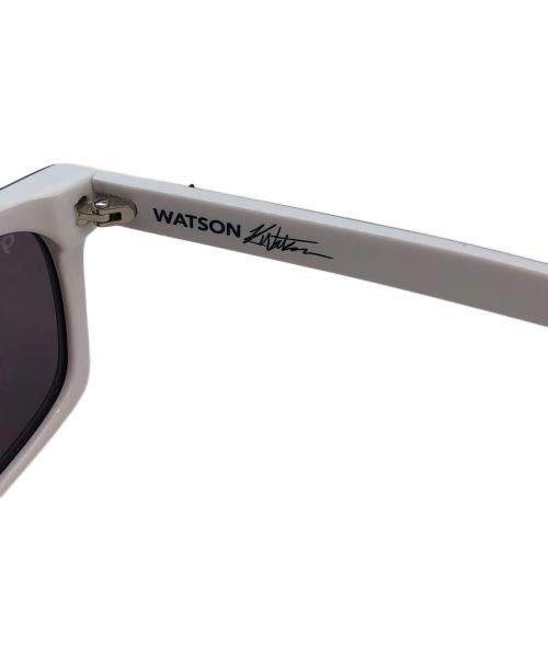 9 FIVE WATSON（ナインファイブ ワトソン）9 FIVE WATSON (ナインファイブ ワトソン) サングラス ホワイト×ブラックの古着・服飾アイテム