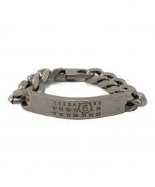 MM6 Maison Margiela（エムエムシックスメゾンマルジェラ）の古着「チェーンブレスレット」｜シルバー