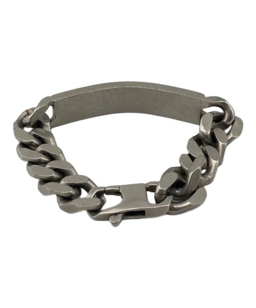 MM6 Maison Margiela（エムエムシックスメゾンマルジェラ）MM6 Maison Margiela (エムエムシックスメゾンマルジェラ) チェーンブレスレット シルバーの古着・服飾アイテム