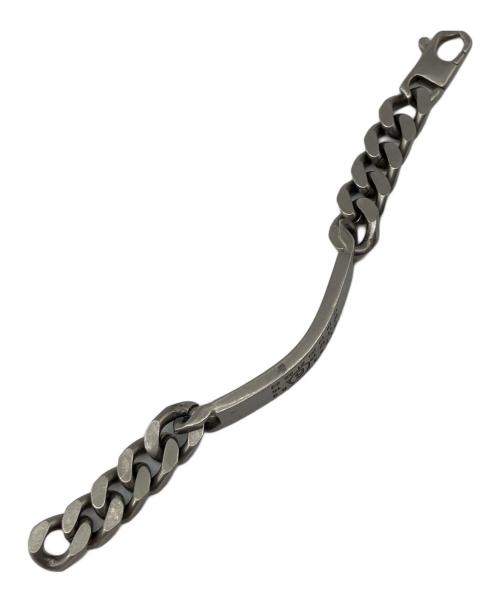 MM6 Maison Margiela（エムエムシックスメゾンマルジェラ）MM6 Maison Margiela (エムエムシックスメゾンマルジェラ) チェーンブレスレット シルバーの古着・服飾アイテム