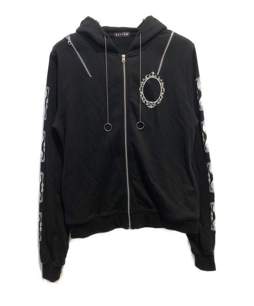 REFLEM（レフレム）REFLEM (レフレム) ジップパーカー ブラック サイズ:Freeの古着・服飾アイテム
