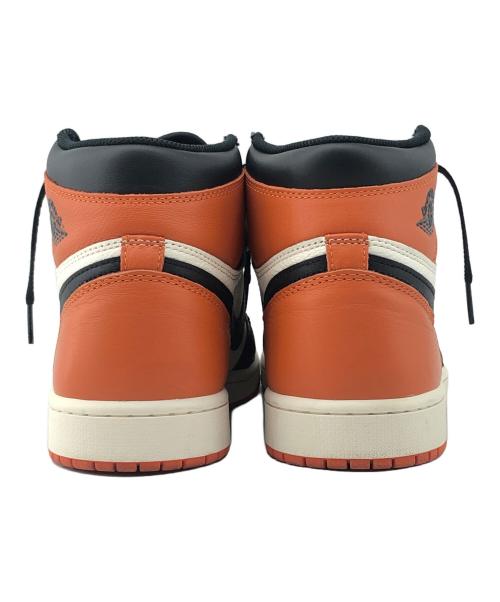 NIKE（ナイキ）NIKE (ナイキ) ハイカットスニーカー　AIR JORDAN1 RETRO HIGH OG オレンジ×ホワイト サイズ: 27.5cmの古着・服飾アイテム