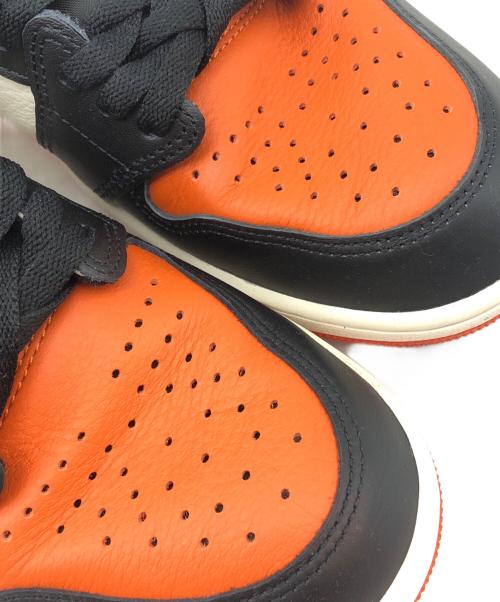 NIKE（ナイキ）NIKE (ナイキ) ハイカットスニーカー　AIR JORDAN1 RETRO HIGH OG オレンジ×ホワイト サイズ: 27.5cmの古着・服飾アイテム
