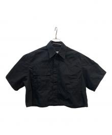 MM6 Maison Margiela（エムエムシックスメゾンマルジェラ）の古着「半袖シャツ」｜ブラック
