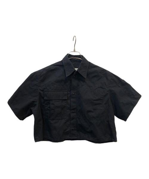 MM6 Maison Margiela（エムエムシックスメゾンマルジェラ）MM6 Maison Margiela (エムエムシックスメゾンマルジェラ) 半袖シャツ ブラック サイズ:36の古着・服飾アイテム