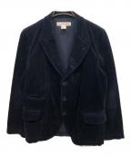 COMME des GARCONSコムデギャルソン）の古着「コーデュロイテーラードジャケット」｜ネイビー