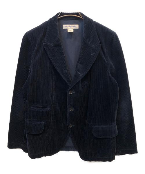 COMME des GARCONS（コムデギャルソン）COMME des GARCONS (コムデギャルソン) コーデュロイテーラードジャケット ネイビー サイズ:Sの古着・服飾アイテム