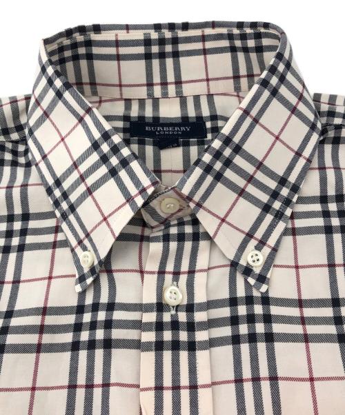 BURBERRY LONDON（バーバリーロンドン）BURBERRY LONDON (バーバリーロンドン) 半袖シャツ ノバチェック ベージュ サイズ:41の古着・服飾アイテム