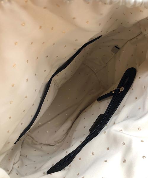 Kate Spade（ケイトスペード）Kate Spade (ケイトスペード) カゴバッグ ベージュ×ブラック サイズ:不明の古着・服飾アイテム