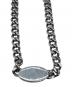 DIESEL (ディーゼル) チェーンネックレス シルバー：10000円