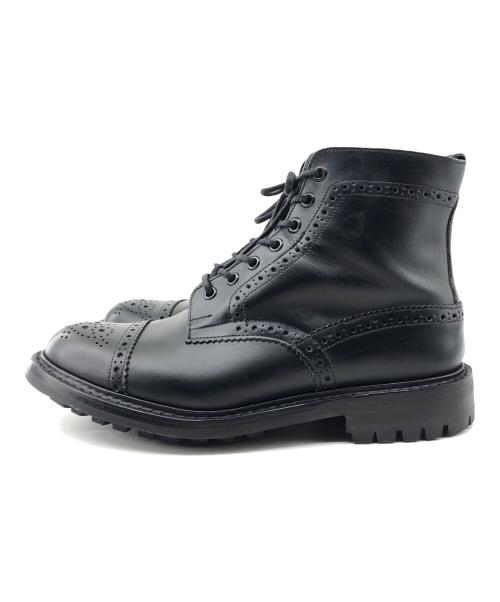 Tricker's（トリッカーズ）Tricker's (トリッカーズ) 7ホールブーツ ブラック サイズ:27.5cmの古着・服飾アイテム