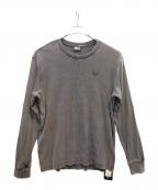 DIESELディーゼル）の古着「長袖カットソー」｜グレー