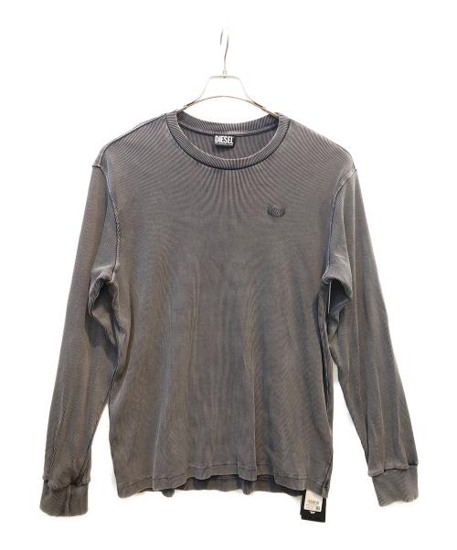 DIESEL（ディーゼル）DIESEL (ディーゼル) 長袖カットソー グレー サイズ:XLの古着・服飾アイテム