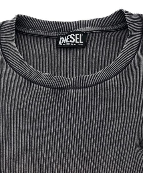 DIESEL（ディーゼル）DIESEL (ディーゼル) 長袖カットソー グレー サイズ:XLの古着・服飾アイテム