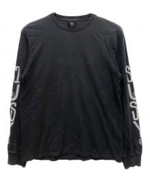stussy（ステューシー）の古着「長袖カットソー」｜ブラック