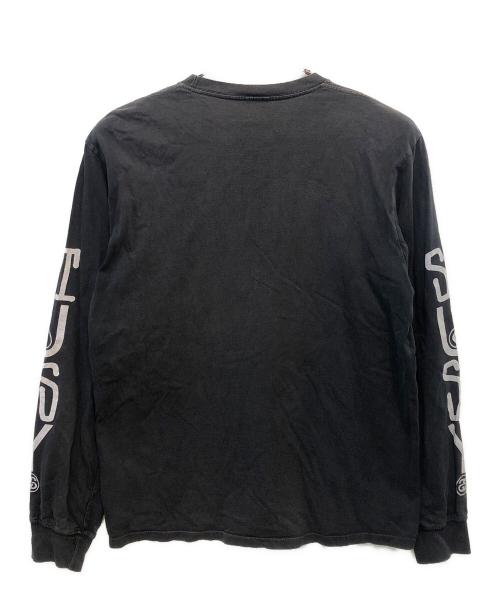 stussy（ステューシー）stussy (ステューシー) 長袖カットソー ブラック サイズ:Ｌの古着・服飾アイテム