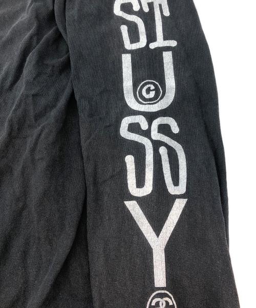 stussy（ステューシー）stussy (ステューシー) 長袖カットソー ブラック サイズ:Ｌの古着・服飾アイテム