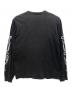 stussy (ステューシー) 長袖カットソー ブラック サイズ:Ｌ：5000円