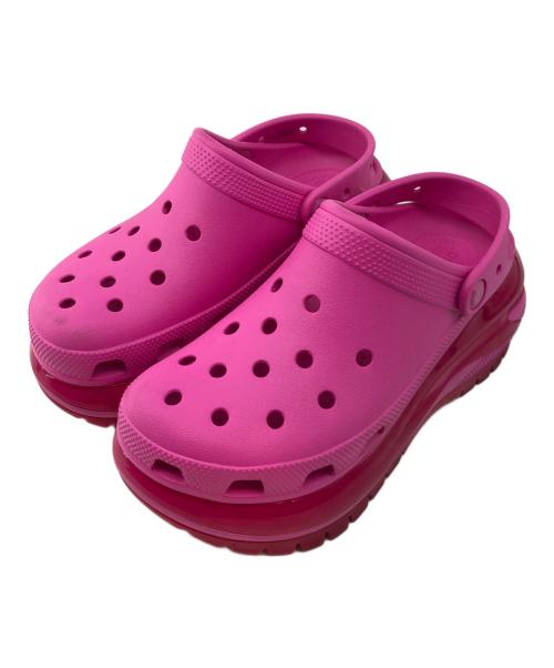 crocs（クロックス）crocs (クロックス) 厚底サンダル ショッキングピンク サイズ:8の古着・服飾アイテム