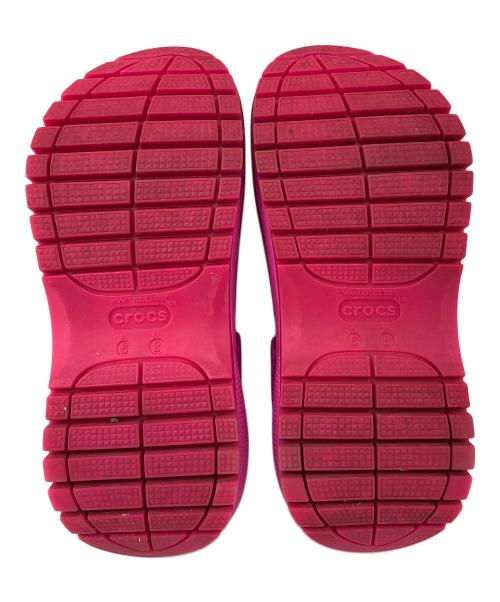 crocs（クロックス）crocs (クロックス) 厚底サンダル ショッキングピンク サイズ:8の古着・服飾アイテム