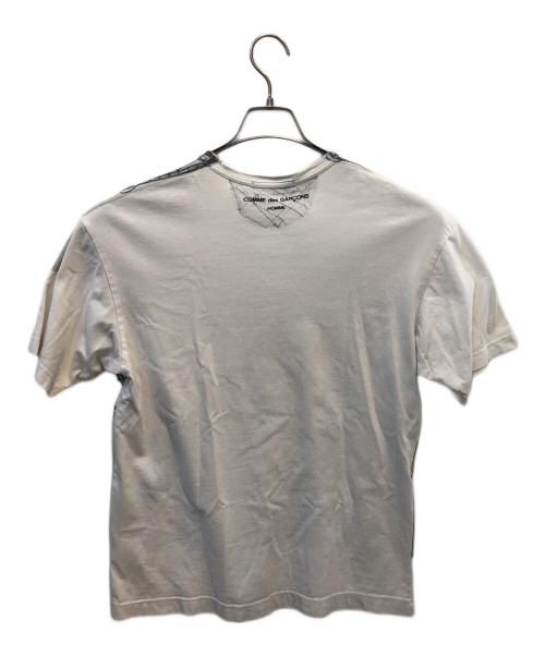 COMME des GARCONS HOMME（コムデギャルソン オム）COMME des GARCONS HOMME (コムデギャルソン オム) 半袖カットソー ホワイト サイズ:Mの古着・服飾アイテム