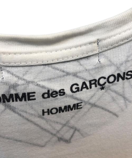 COMME des GARCONS HOMME（コムデギャルソン オム）COMME des GARCONS HOMME (コムデギャルソン オム) 半袖カットソー ホワイト サイズ:Mの古着・服飾アイテム