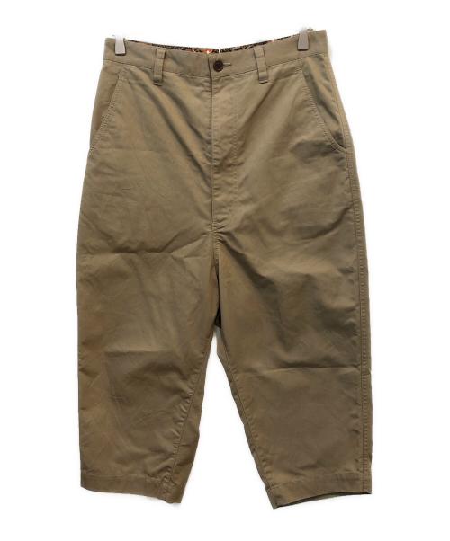 JUNYA WATANABE MAN（ジュンヤワタナベマン）JUNYA WATANABE MAN (ジュンヤワタナベマン) 綿エステルギャバパンツ AD2021 ベージュ サイズ:XSの古着・服飾アイテム